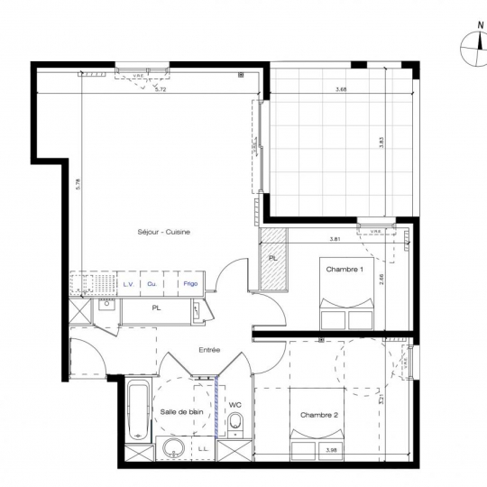  ACTIVA : Appartement | MONTPELLIER (34000) | 68 m2 | 313 000 € 